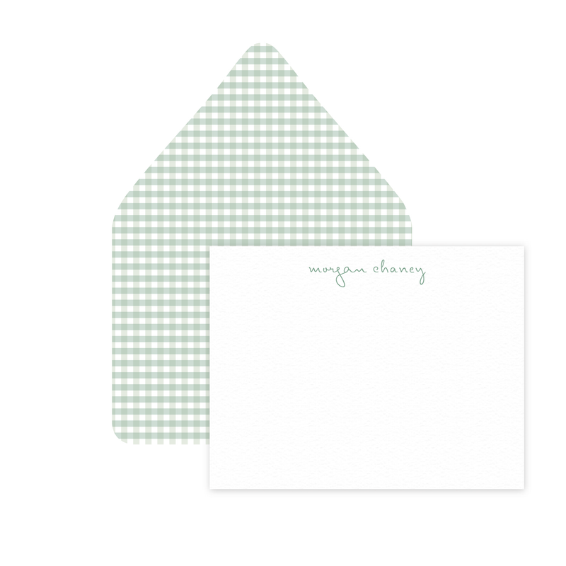 Morgan Petite Letterpress Stationery