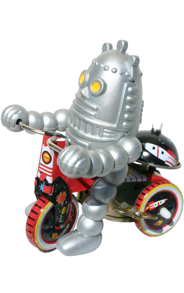 Baby Robot Biker Tin Toy