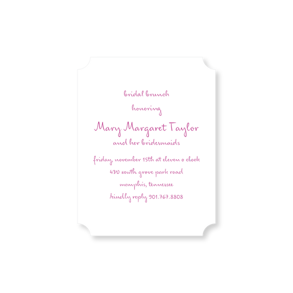 Nell Bridal Invitation