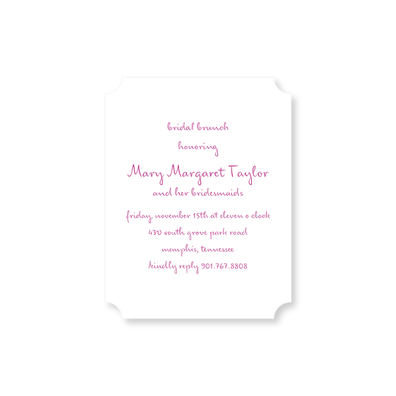 Nell Bridal Invitation