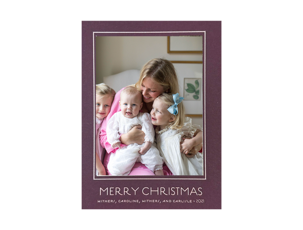 The Caroline Luxe Holiday Card