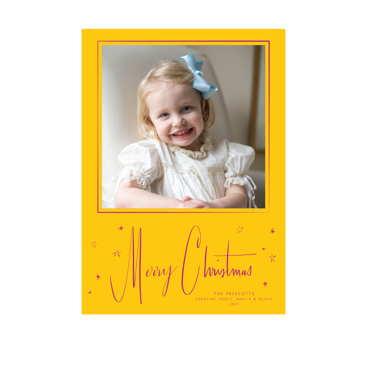 Norcross Classic Flat Print Holiday Card, Large (Archive)