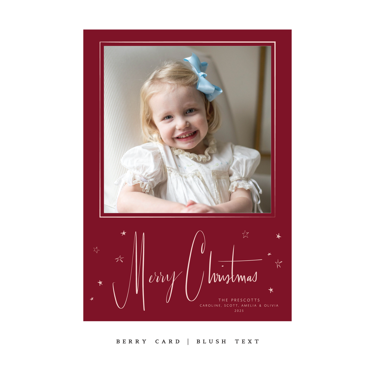 Norcross Classic Flat Print Holiday Card, Large (Archive)