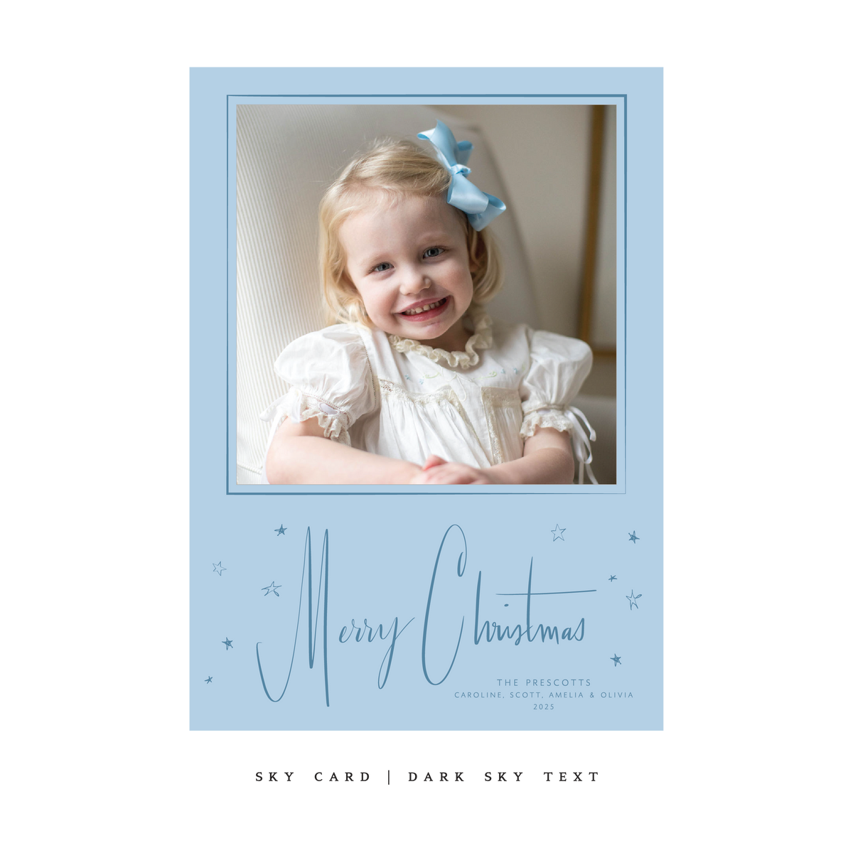 Norcross Classic Flat Print Holiday Card, Large (Archive)