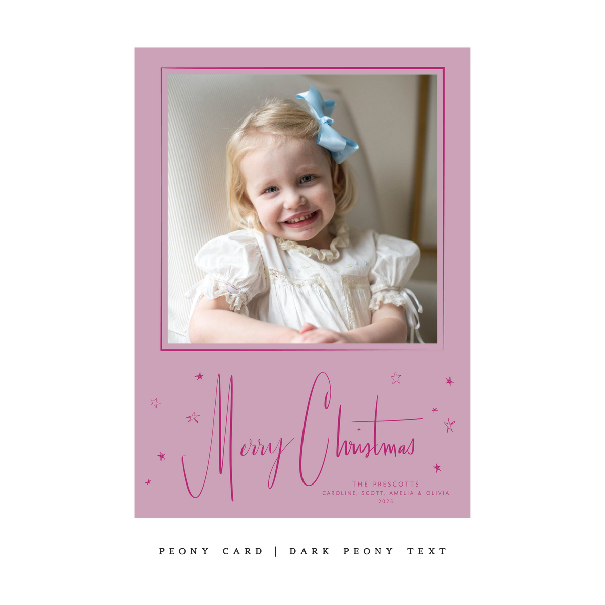 Norcross Classic Flat Print Holiday Card, Large (Archive)