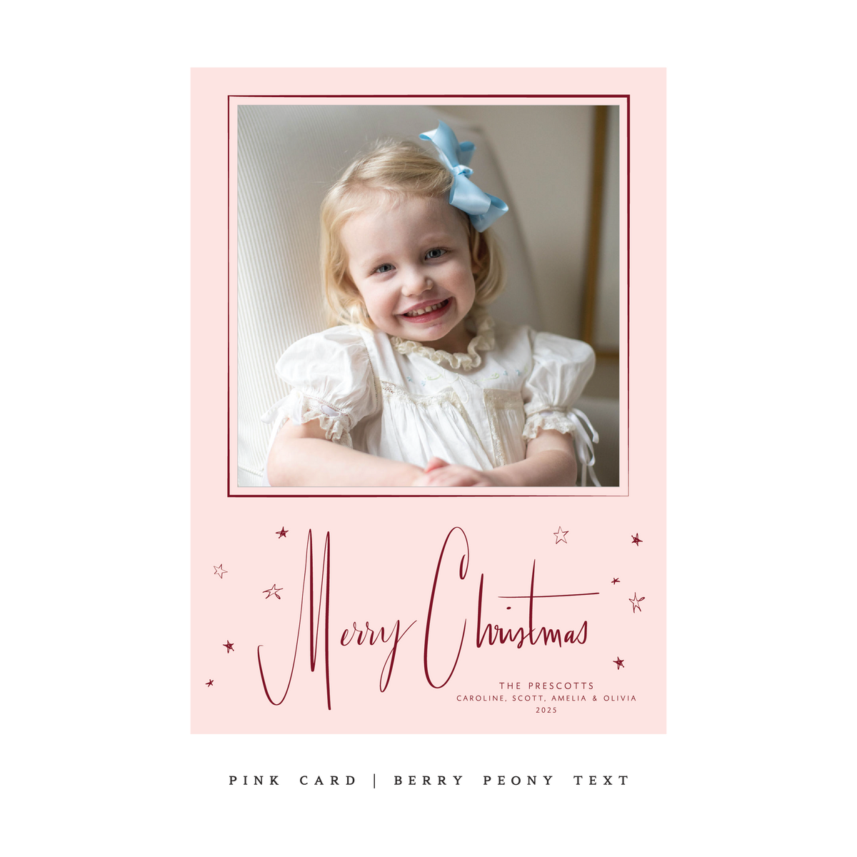 Norcross Classic Flat Print Holiday Card, Large (Archive)