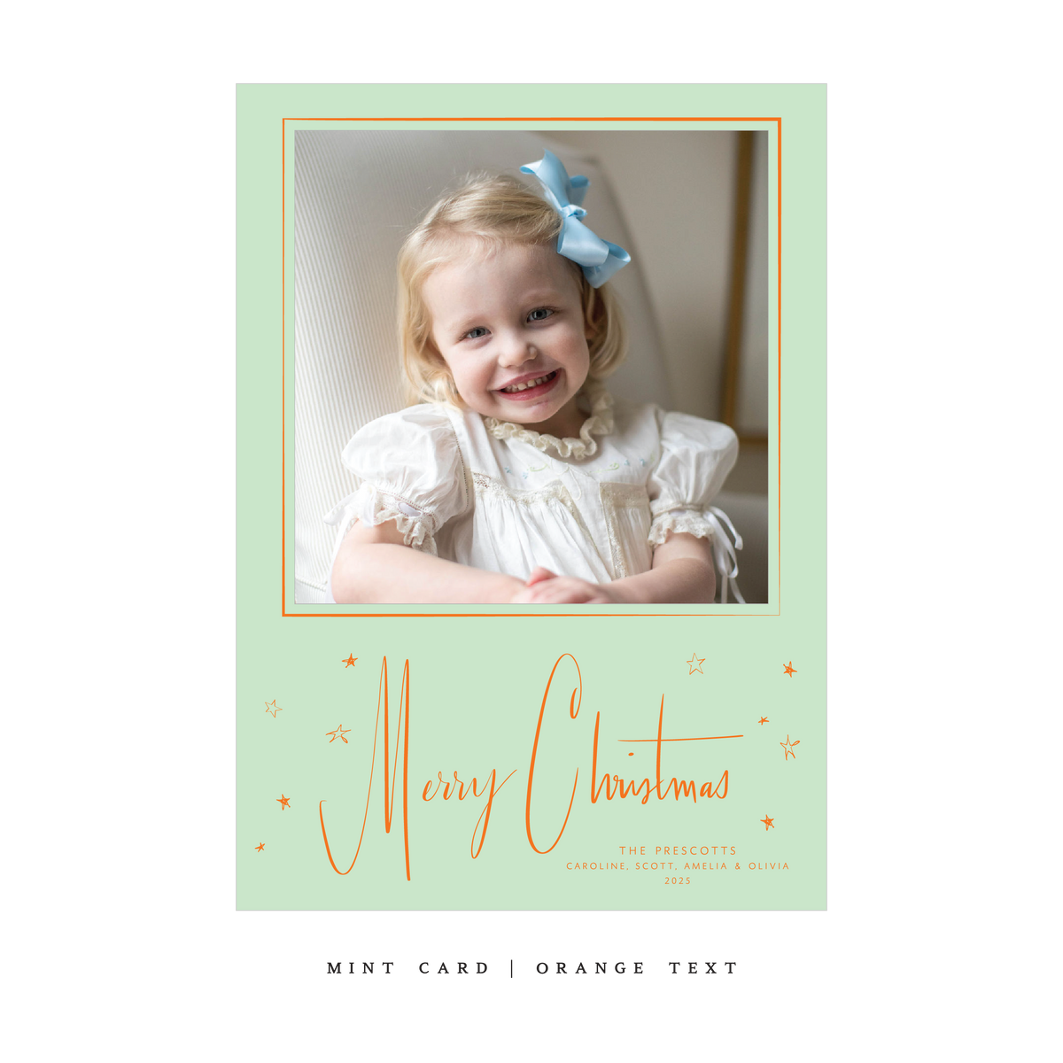 Norcross Classic Flat Print Holiday Card, Large (Archive)