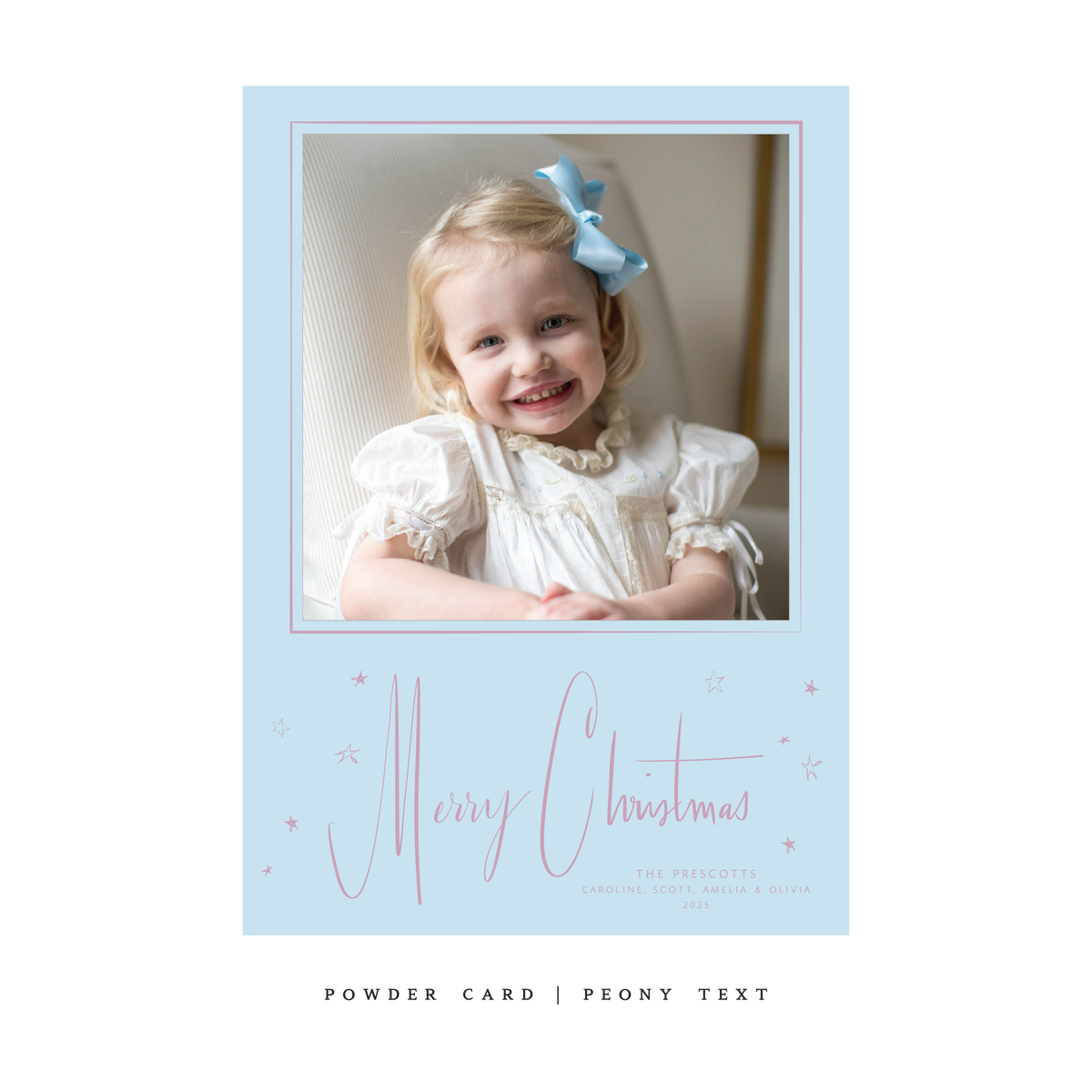 Norcross Classic Flat Print Holiday Card, Large (Archive)