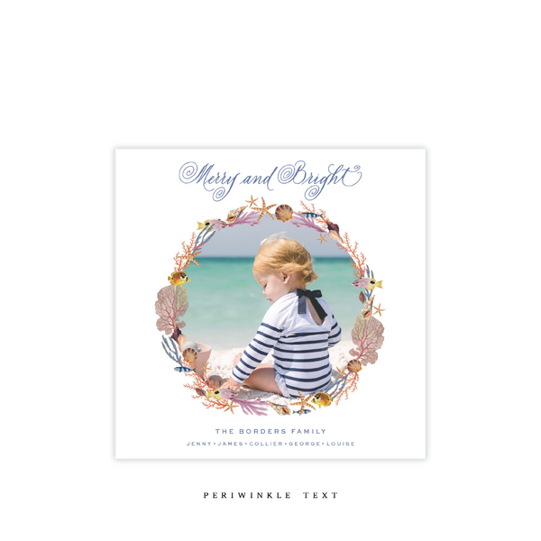 Pearce Small Square Classic Printed Holiday Card