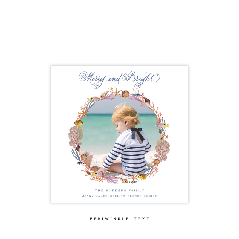 Pearce Small Square Classic Printed Holiday Card