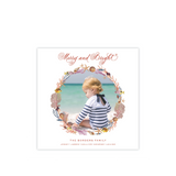 Pearce Small Square Classic Printed Holiday Card