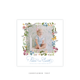 Collier Small Square Classic Printed Holiday Card