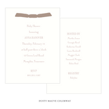 Cambridge Ribbon Baby Shower Invitation