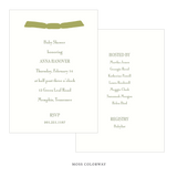 Cambridge Ribbon Baby Shower Invitation