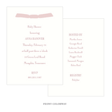 Cambridge Ribbon Baby Shower Invitation