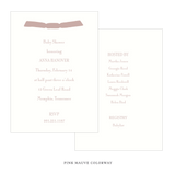Cambridge Ribbon Baby Shower Invitation