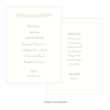 Cambridge Ribbon Baby Shower Invitation