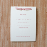 Camden Ribbon Baby Shower Invitation