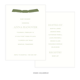 Camden Ribbon Baby Shower Invitation