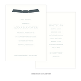 Camden Ribbon Baby Shower Invitation