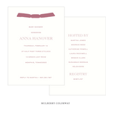Camden Ribbon Baby Shower Invitation