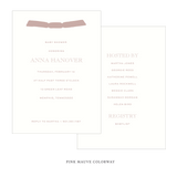 Camden Ribbon Baby Shower Invitation