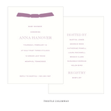 Camden Ribbon Baby Shower Invitation