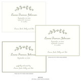 Campbell Motif Birth Announcement