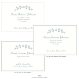 Campbell Motif Birth Announcement