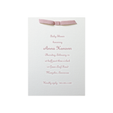 Campbell Ribbon Baby Shower Invitation