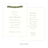 Campbell Ribbon Baby Shower Invitation