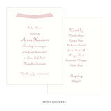 Campbell Ribbon Baby Shower Invitation