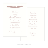 Campbell Ribbon Baby Shower Invitation