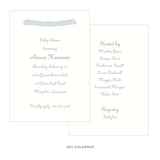 Campbell Ribbon Baby Shower Invitation