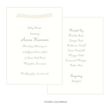 Campbell Ribbon Baby Shower Invitation