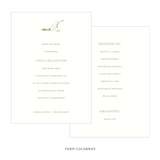Hampstead Motif Baby Shower Invitation