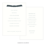 Hampstead Ribbon Baby Shower Invitation