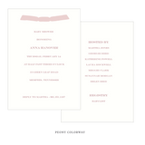 Hampstead Ribbon Baby Shower Invitation