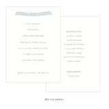 Hampstead Ribbon Baby Shower Invitation