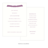 Hampstead Ribbon Baby Shower Invitation