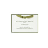 Hampstead Ribbon Birth Announcement