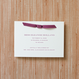Hampstead Ribbon Birth Announcement