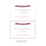 Hampstead Ribbon Birth Announcement
