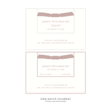 Heath Layered Birth Announcement