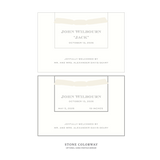 Heath Layered Birth Announcement