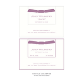 Heath Layered Birth Announcement