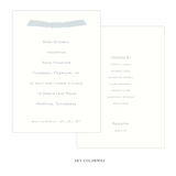 Richmond Ribbon Baby Shower Invitation