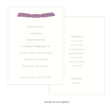 Richmond Ribbon Baby Shower Invitation