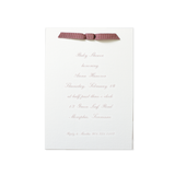 Surrey Ribbon Baby Shower Invitation