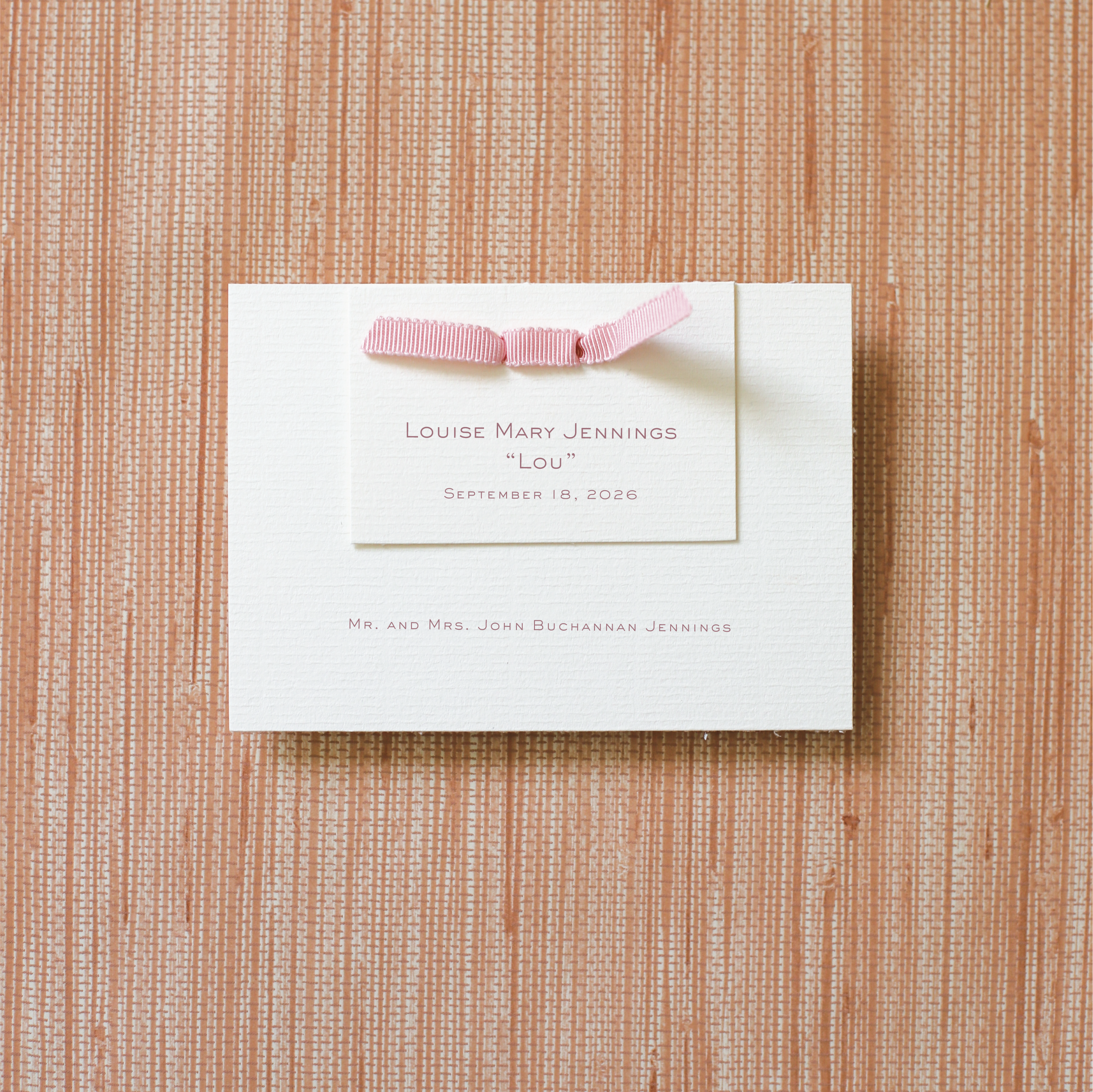 Richmond Layered Birth Announcement